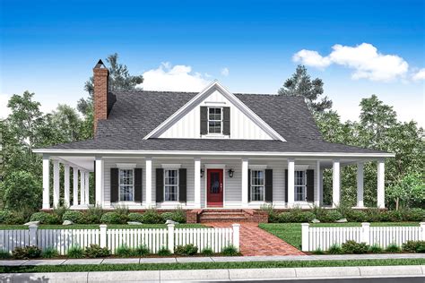 southern style house plans with wrap around porches